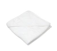 Kiokids Toalla Baño Bambú para Bebés Blanca 100cm