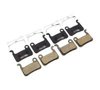 KiooS 4 Pares de Resina Cojines de Freno de Disco de Bicicleta/Apto para Deore M596, M595, M535, Alfino S501, S500, T605, R505, M545, SLX M665, Pieza de Freno