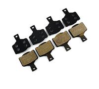 KiooS Pastillas de Freno de Disco de Bicicletas de 4 Pares/Apto para Magura MT2 MT4 MT6 MT8 Freno de Disco, Resina Deporte ex Pieza de Freno