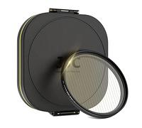 Kiorafoto 82MM Gold Streak Filtro de Lente de Efectos Especiales, Filtro anamórfico para Fotos de cámara y vídeo Cinematice.