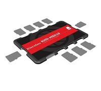 Kiorafoto - Funda para Tarjetas de Memoria SD para 10 Tarjetas MSD/TF - Micro SDHC, Micro SDXC, TF