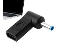 Kioriur Adaptador De Tipo C DC - Adaptador De Tipo C DC, Enchufe De Barril De Anillo De Carga Rápida Adaptador USB C Enchufe De Adaptador De Carga