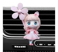 Kioriur Cartoon Car Air Ambderher, Link Girl Car Diffuser, Automotriz de dibujos animados de dibujos animados Ambientador de aire, Exquisita fragancia de automóviles, clip de ventilación decorativa de