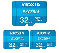 Kioxia 32Gb Exceria U1 Class 10 Microsd, Paquete de 3