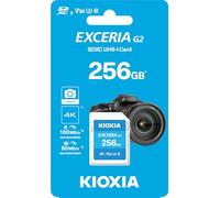 KIOXIA EXCERIA G2 - Tarjeta de memoria SD de 256 GB, velocidad de lectura 100 MB/s, velocidad de escritura 50 MB/s