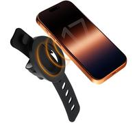 Kioylmo Soporte Movil Coche Iman Gym, Soporte Magnético para Barra Compatible con MagSafe, para iPhone 17 16 15 14 13 12, para Bicicleta, Equipo de Entrenamiento, Cochecito y Manillar de Carrito