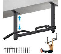 Kipika 32" Barra de Dominadas para Techo - Alta Resistencia, Altamente Ajustable, Multifuncional - Sistema de Gimnasio en Casa con Soporte para Bolsa de Boxeo y Bandas de Resistencia