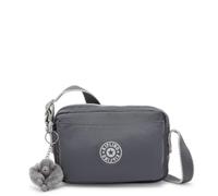 Kipling Abanu Bolso Bandolera, Bolso Bandolera Compacto Ligero con Cierre de Cremallera, Correa Ajustable & Compartimentos Múltiples, Bolsa de Viaje Diaria - Moonlit Grey