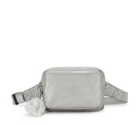 Kipling Abanu - Bolso cruzado convertible metálico, Nuevo metal brillante, M, Casual