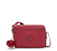 Kipling ABANU M, Bandolera Mediana, 9 x 80 x 38 cm, Funky Red, Rojo