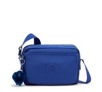 Kipling Abanu M Bolso Bandolera, Bolso Mediano Ligero con Compartimentos con Cremallera Múltiples, Correa Ajustable & Resistente Bolsa de Viaje Diaria - Blazing Blue