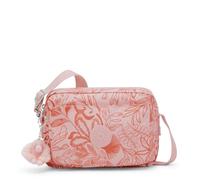 Kipling Abanu M Bolso Bandolera, Bolso Mediano Ligero con Compartimentos con Cremallera Múltiples, Correa Ajustable & Resistente Bolsa de Viaje Diaria - Refined Flowers