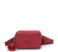 Kipling ABANU Multi, Bandolera pequeña Convertible en riñonera, con Correas extraíbles, 8 x 80 x 38 cm, Funky Red, Rojo