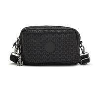 Kipling Abanu Multi Bandolera Pequeña Convertible en Riñonera, Signature Emb (Negro)