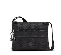 Kipling Alvar Bandolera Mediana, Signature Emb (Negro)