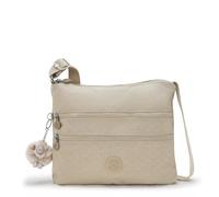 Kipling Alvar Printed Crossbody Bag Sign Beige Emb