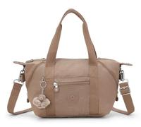 Kipling Art Mini Bolso Tote, Bolso Pequeño Ligero con Cierre de Cremallera, Asas Superiores & Correa Extraíble, Resistente Bolsa de Viaje Diaria - Tan Beige