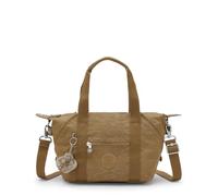 Kipling Art Mini Bolso Tote, Bolso Pequeño Ligero con Cierre de Cremallera, Asas Superiores & Correa Extraíble, Resistente Bolsa de Viaje Diaria - Bronze Skin Emb