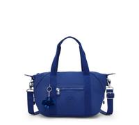 Kipling Art Mini Bolso Tote, Bolso Pequeño Ligero con Cierre de Cremallera, Asas Superiores & Correa Extraíble, Resistente Bolsa de Viaje Diaria - Blazing Blue