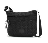 Kipling Arto Bandolera Mediana, Signature Emb (Negro)