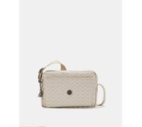 Kipling Bandolera mediana Abanu M en beige con cremallera. Beige Variante única