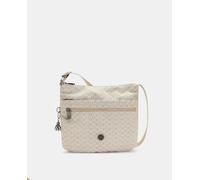 Kipling Bandolera mediana Arto en beige con cremallera. Beige Variante única