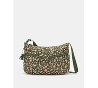 Kipling Bandolera mediana verde estampada. Verde Variante única