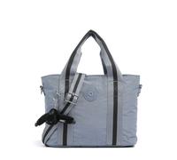 Kipling Basic Minta M Bolso de mano azul-gris, fibra sintética, mujer