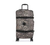 Kipling Basic Spontaneous M Maleta con 4 ruedas negro/beige, polyester, 36 x 66 x 24cm
