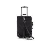 Kipling Teagan Us Bolsa de Viaje Pequeña con Ruedas, Carry On, Black Noir (Negro)