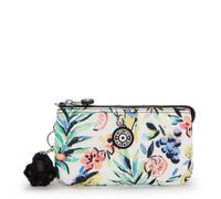 Kipling Bolsa Creativity L para mujer, Cóctel floral, 7.25''L x 4.25''H x 1.5''D, Kipling Neceser Creativity L Prt para mujer