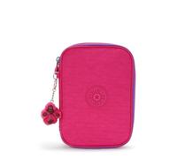 Kipling Bolsa de cosméticos para 100 bolígrafos para Mujer, Rosa Azalea, 8.25''L x 6''H x 2''D, Bolsa de cosméticos para 100 bolígrafos para Mujer