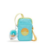 Kipling Bolso cruzado Tally Fc para mujer, Poppy Aqua C, 4.25''L x 6.75''H x 0.75''D