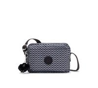KIPLING Bolso de hombro 'Abanu M' antracita / blanco One Size antracita / blanco