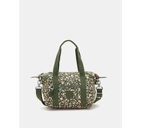 Kipling Bolso de hombro mediano verde con estampados. Verde Variante única