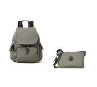 Kipling City Pack Mini, Mochilas para Mujer, Verde (Moss), Talla única Creativity Xb, Crossbody para Mujer, Moss Verde, 2.5x14x20.5 cm (LxWxH)