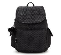 Kipling City Pack Mochila Mediana, Signature Emb (Negro)