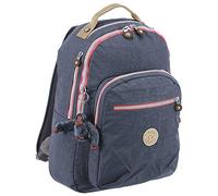 Kipling Clas Seoul Mochila Grande, True Navy Combo (Azul)