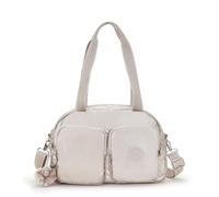 Kipling Cool Defea Bandolera Mediana, Metallic Glow (Plata)