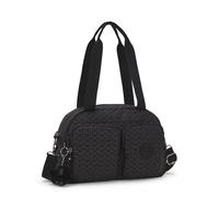 Kipling Cool Defea Bandolera Mediana, Signature Emb (Negro)