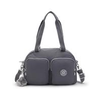 Kipling Cool Defea Bolso Bandolera, Bolso de Hombro Ligero con Compartimentos con Cremallera Múltiples, Correa Ajustable & Organizador Práctico Diario - Moonlit Grey