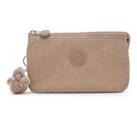 Kipling Creativity L Estuche, Estuche Organizador Grande Ligero con Cierre de Cremallera & Compartimentos Múltiples, Versátil Bolsa de Cosméticos & Accesorios de Viaje Diaria - Tan Beige