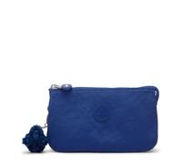 Kipling Creativity L Estuche, Estuche Organizador Grande Ligero con Cierre de Cremallera & Compartimentos Múltiples, Versátil Bolsa de Cosméticos & Accesorios de Viaje Diaria - Blazing Blue