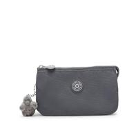 Kipling Creativity L Estuche, Estuche Organizador Grande Ligero con Cierre de Cremallera & Compartimentos Múltiples, Versátil Bolsa de Cosméticos & Accesorios de Viaje Diaria - Moonlit Grey