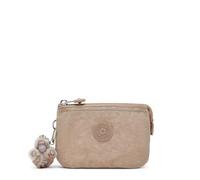 Kipling Creativity S Estuche, Estuche Organizador Pequeño Ligero con Cierre de Cremallera & Compartimentos Múltiples, Bolsa Compacta de Accesorios de Viaje Diaria - Tan Beige