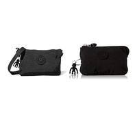 Kipling Creativity Xb, Crossbody para Mujer, Color Negro, 2.5x14x20.5 cm (LxWxH) Creativity S, Pouches/Cases para Mujer, Color Negro, 4x14.5x9.5 cm (LxWxH)