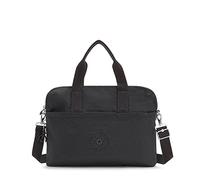 Kipling ELSIL, Bolso para Portátil 13", con Correa Ajustable, 39.5 cm, Black Noir (Multicolor)