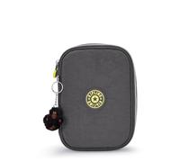 Kipling Estuche azul para 100 bolígrafos para mujer, Volver a gris, 8.25''L x 6''H x 2''D