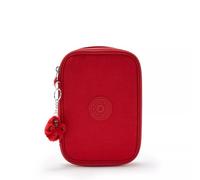 Kipling Estuche Impreso, Tonal de Cereza., 8.25''L x 6''H x 2''D