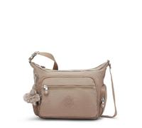 Kipling Gabbie S Bolso Bandolera, Bolso Pequeño-Mediano Ligero con Bolsillos con Cremallera Múltiples, Correa Ajustable & Resistente Bolsa de Viaje Diaria - Tan Beige